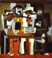 Tres músicos cubista de 1921 Pablo Picasso
